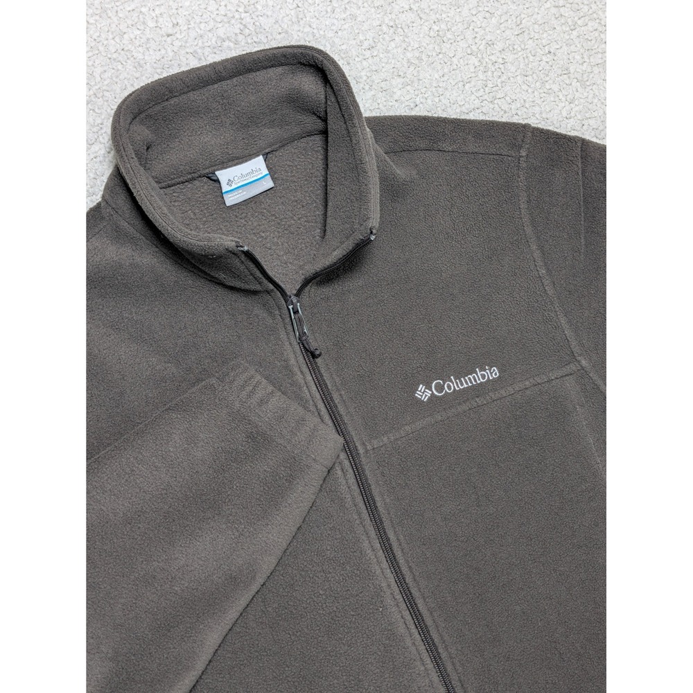 Columbia Mens Steens Mountain Full Zip Fleece Jacket Gray Large RN69724